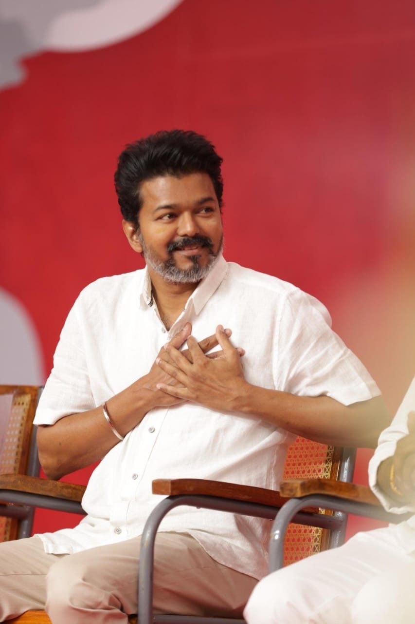 CM Vijay at a TVK gathering