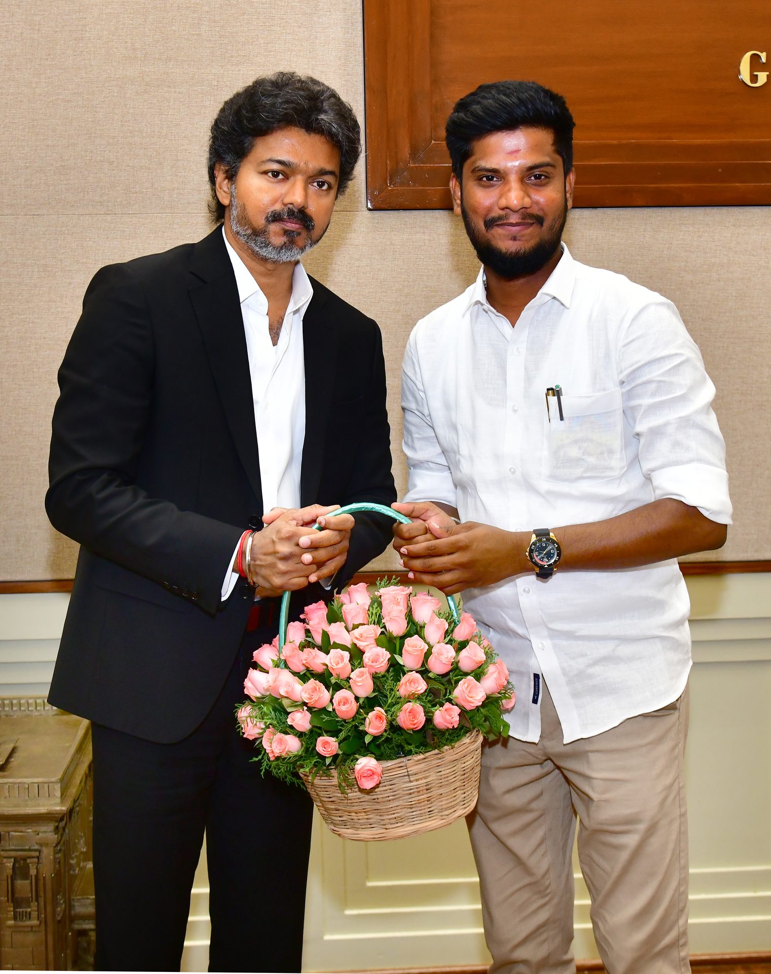 Courtesy call with CM Vijay
